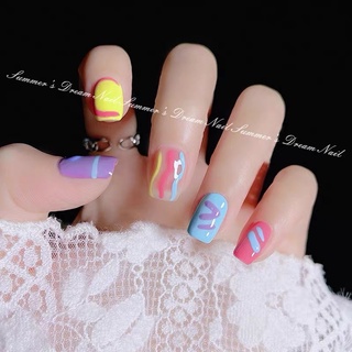 Nailbox ,10 móng úp thiết kế , vẽ đơn giản