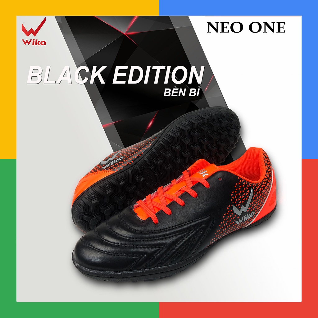 Giày Đá Bóng Wika Neo One Chính Hãng, Giày Đá Banh Sân Cỏ Nhân Tạo Khâu Full Đế Bảo Hành 3 Tháng