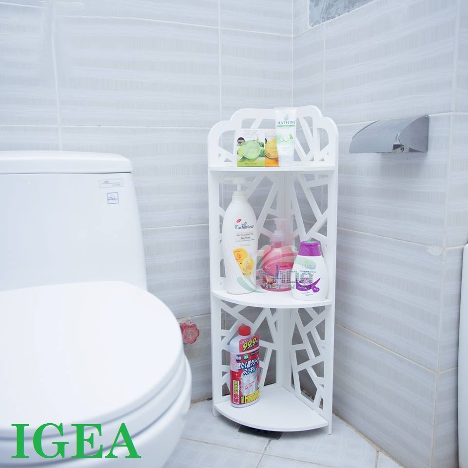 Kệ góc nhà tắm 3 tầng hiện đại chống ẩm tuyệt đối IG147/ IG121 | BigBuy360 - bigbuy360.vn