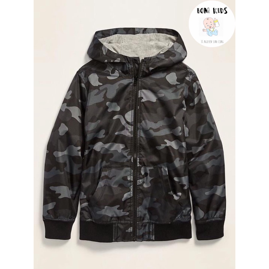 ÁO KHOÁC GIÓ 2 LỚP BT OLDNAVY XUẤT DƯ XỊN CHO BÉ TRAI