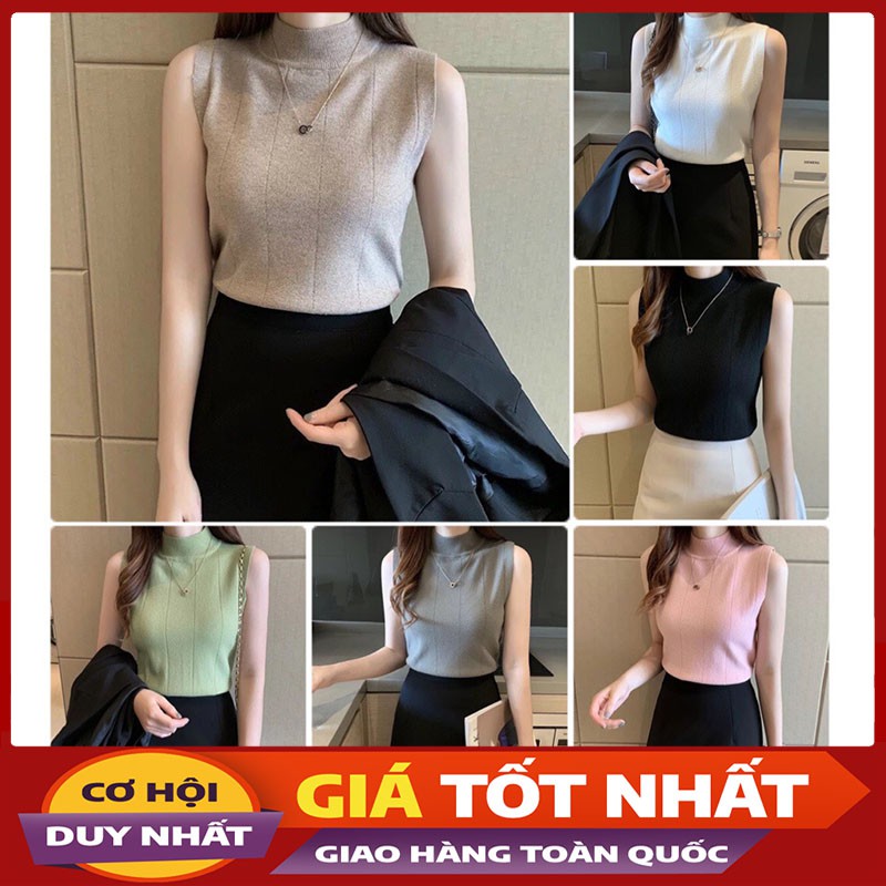 Áo Len Không Tay Cổ Lọ Phong Cách Hàn Quốc Dàng Cho Nữ AL001-Violet_Store