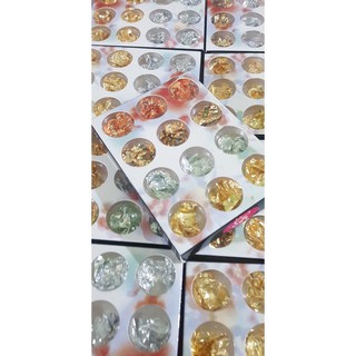 Giấy nhún vàng bạc trang trí Nail Set 12 Hũ 5.0