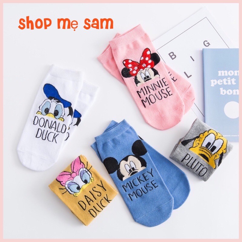 [FREESHIP EXTRA] Tất nữa cao cấp hoạ tiết đáng yêu, 100% cotton dày dặn, hàng đẹp xuất Hàn!!!