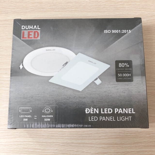 Đèn LED âm trần 9W panel DUHAL