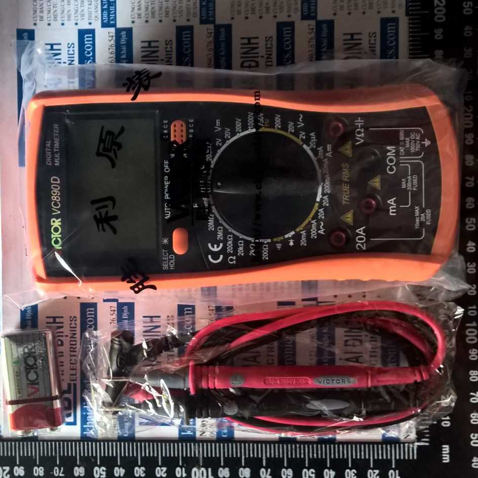 ĐỒNG HỒ vạn năng SỐ hàng chính hãng VC890D kde0315