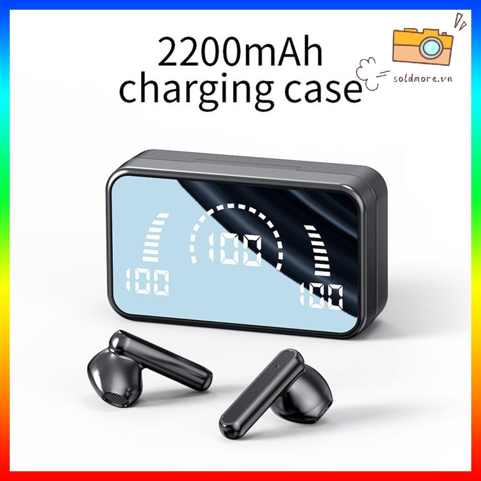 [SOE] S20 Mirror Wireless Headset 5.2 Mini Binaural Invisible In-ear Long Standby