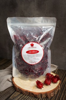 Combo 250gr Trà + 500gr Mứt Atiso đỏ (Lạc thần, Hibiscus, Bụp giấm)