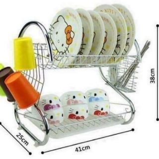 Kệ úp bát inox 2 tầng