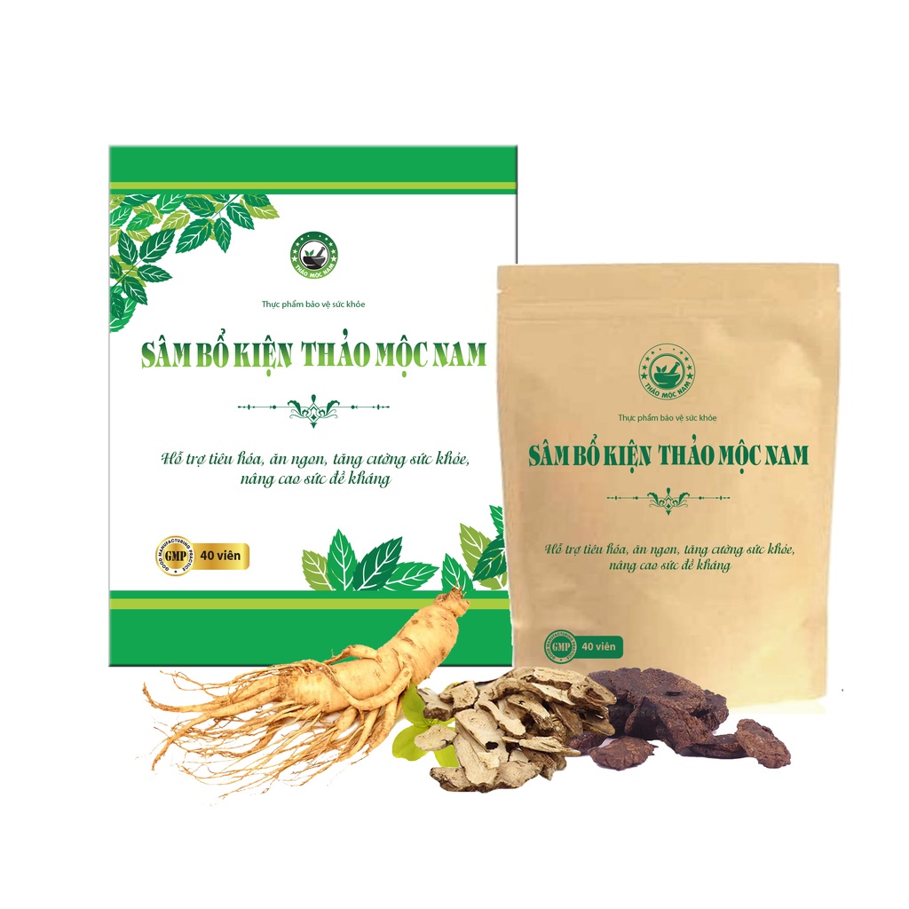Sâm Bổ Kiện Thảo Mộc Nam - Hỗ trợ ăn ngon và tăng cường sức khỏe, nâng cao sức đề kháng (40 viên)