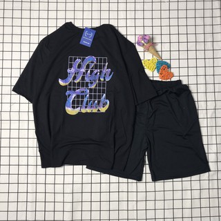 Đồ Bộ Hoạt Hình Unisex HIGH CLUB - Miki VN, Chất Liệu Thun Cotton Co Dãn 4 Chiều Thoáng Mát, Dày Dặn, Freesize