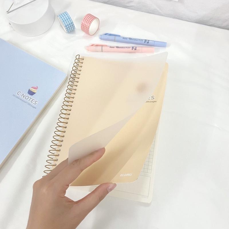Sổ Cornell C-Notes Ghi bài Klong 120/200 trang 120 GSM ghi chú thông minh bullet journal take note| Samy Study Stationer