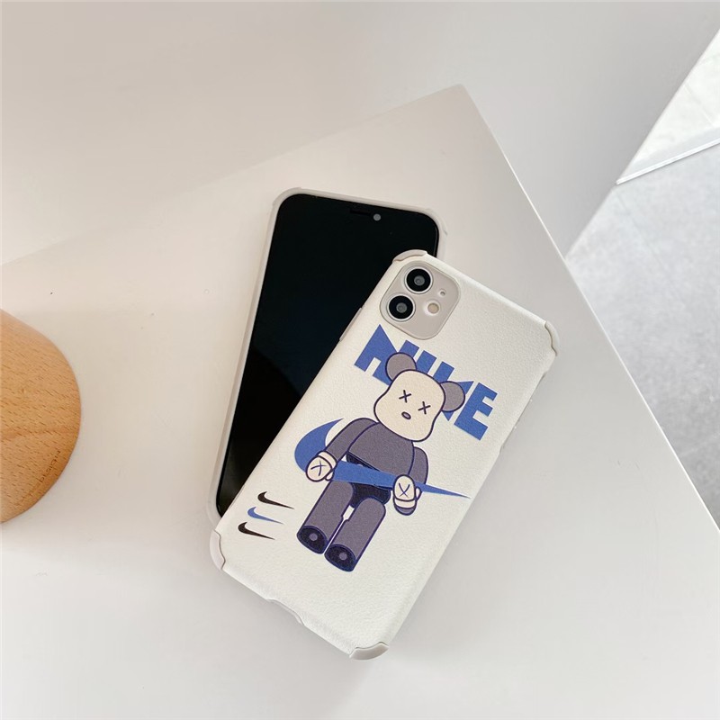 Luxury Stitch Bearbrick Nike Pattern Silk Case HUAWEI Y9S Y9 Prime 2019 P40 P30 Pro Mate 20 30 Pro NOVA 7SE 7i 5T 4e HONOR 8X Silicone Cover