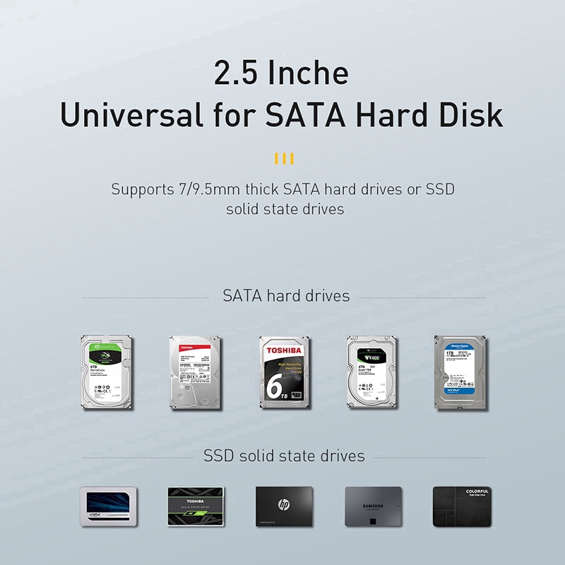 Vỏ ổ đĩa cứng SSD HDD Type C chất lượng cao | BigBuy360 - bigbuy360.vn