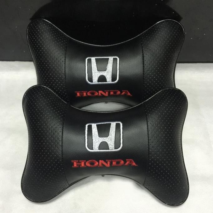 Gối Tựa Đầu 3D Xe Hơi Có Thêu Logo Hãng Xe Honda, Hyundai, Kia , Toyota, Mazda, Ford, Chevrolet, Mercedes, Nissan..