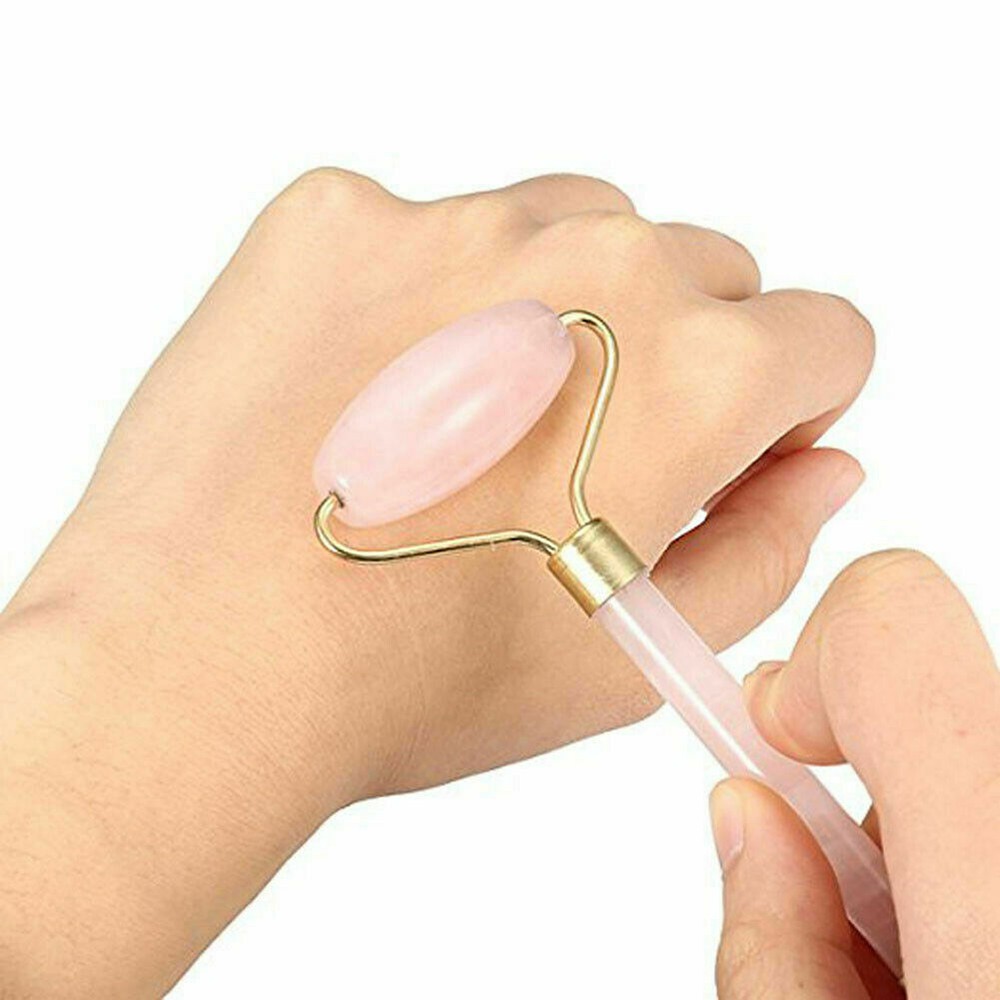 (Hàng Mới Về) Dụng Cụ Lăn Mát Xa Da Mặt Và Cơ Thể Bằng Ngọc Bích