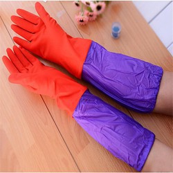 GĂNG TAY CAO SU RỬA BÁT LÓT NỈ