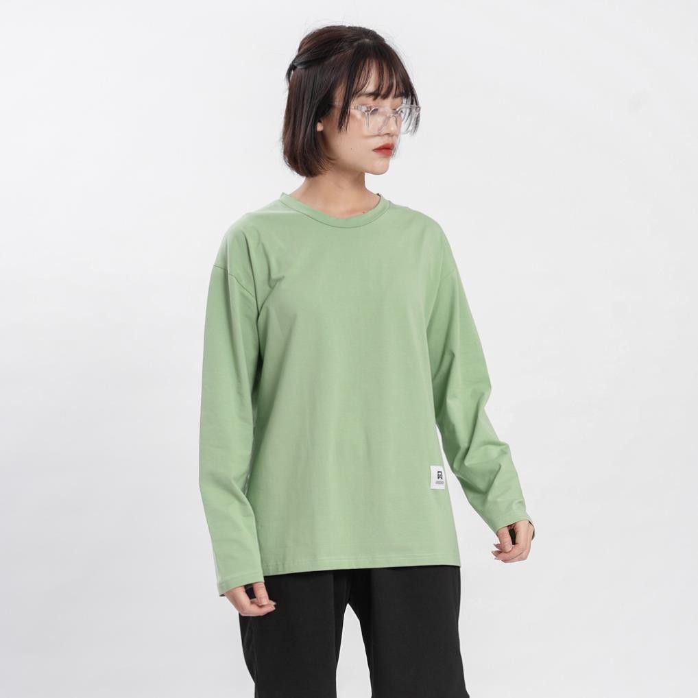 Áo thun DÀI TAY Unisex N7 Basic Tee phông trơn nam nữ lỡ oversize form rộng sweater ulzzang Hàn Quốc  ྇