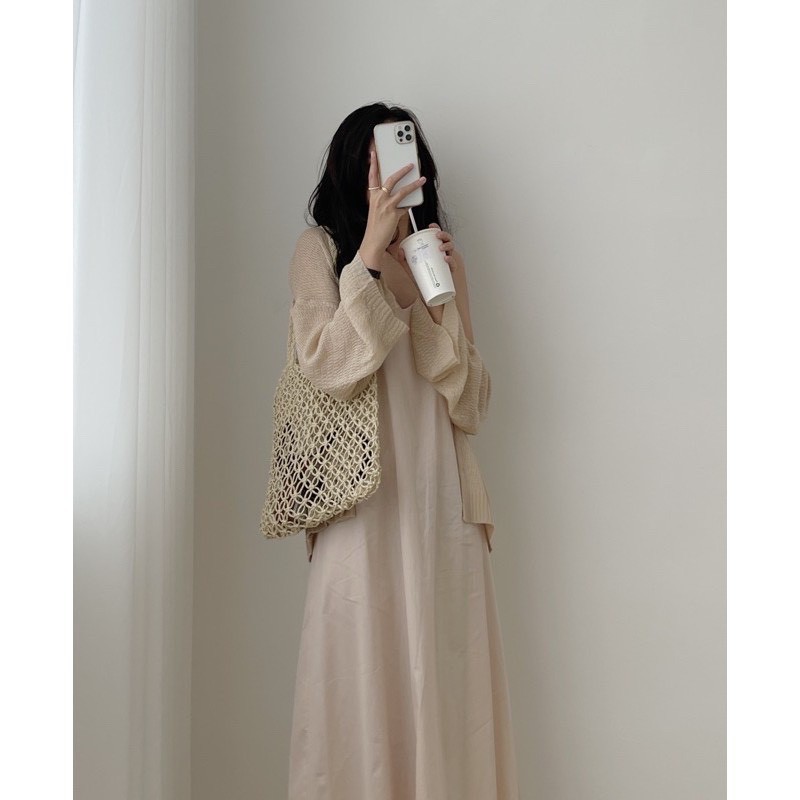 (QUẢNG CHÂU) ÁO LEN CARDIGAN MỎNG ĐI BIỂN LOẠI 1 DÁNG BASIC CỰC XINH | BigBuy360 - bigbuy360.vn