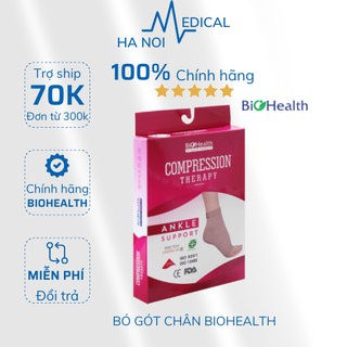 Chính hãng - tất, vớ bó gót chân chống giãn tĩnh mạch biohealth ankle support