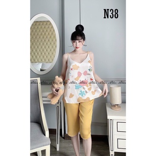 Set bộ 2 dây bò sữa quần lửng n38 - 1997closet