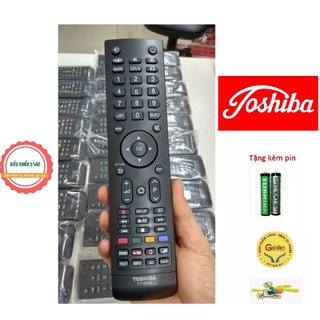 Điều khiển tivi Toshiba CT-8068 loại tốt thay thế đầu bấm toshiba zin theo máy - tặng kèm pin chính hãng - Remote CT8068