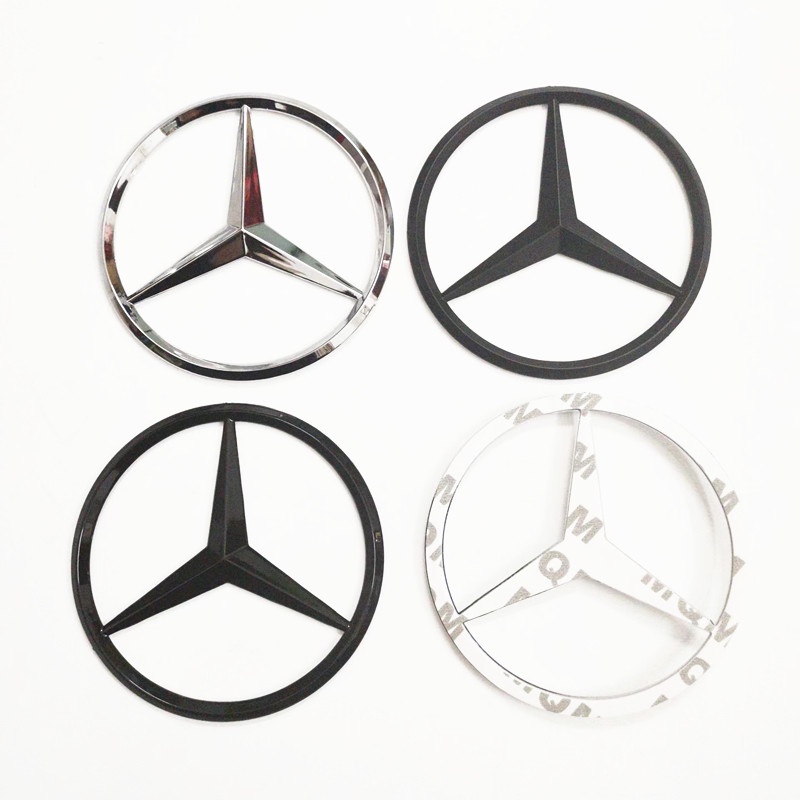 Huy hiệu hình biểu tượng xe Mercedes-Benz kích thước 3.5" 85mm