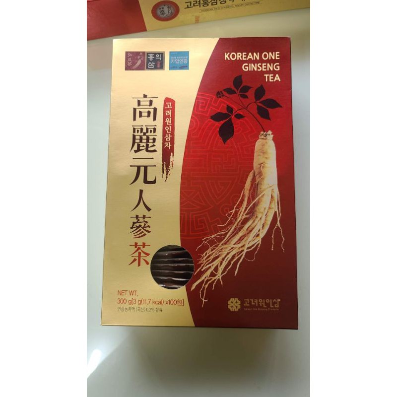 TRÀ HỒNG SÂM HÀN QUỐC