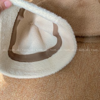 Mũ bucket tròn lông mịn