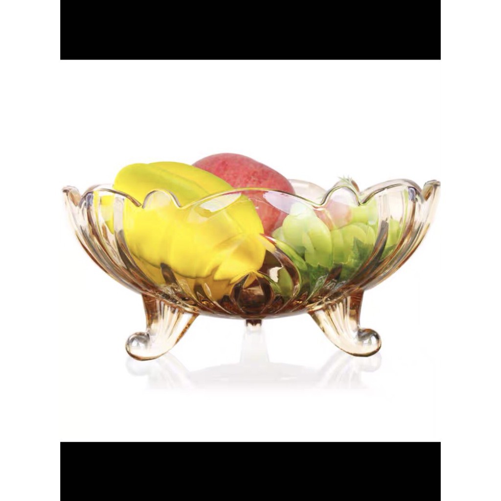 bát thủy tinh 3 chân đựng hoa quả | BigBuy360 - bigbuy360.vn