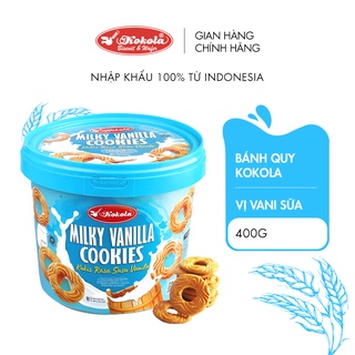Bánh Quy Vani Sữa KOKOLA hộp 400g