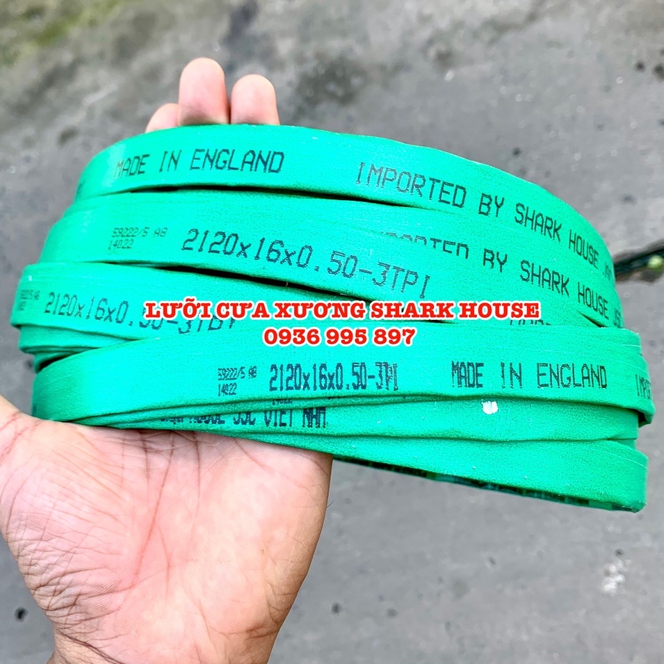 Lưỡi cưa xương thịt đông lạnh Anh Quốc loại 2120mm cho năng suất gấp 2-3 lần lưỡi cưa thông thường - SỈ GIÁ TỐT