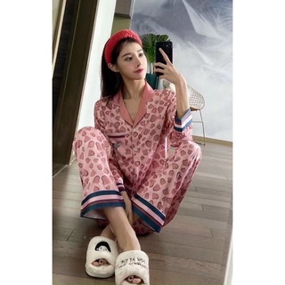 PYJAMA DÀI V S L TIM HỒNG CAO CẤP