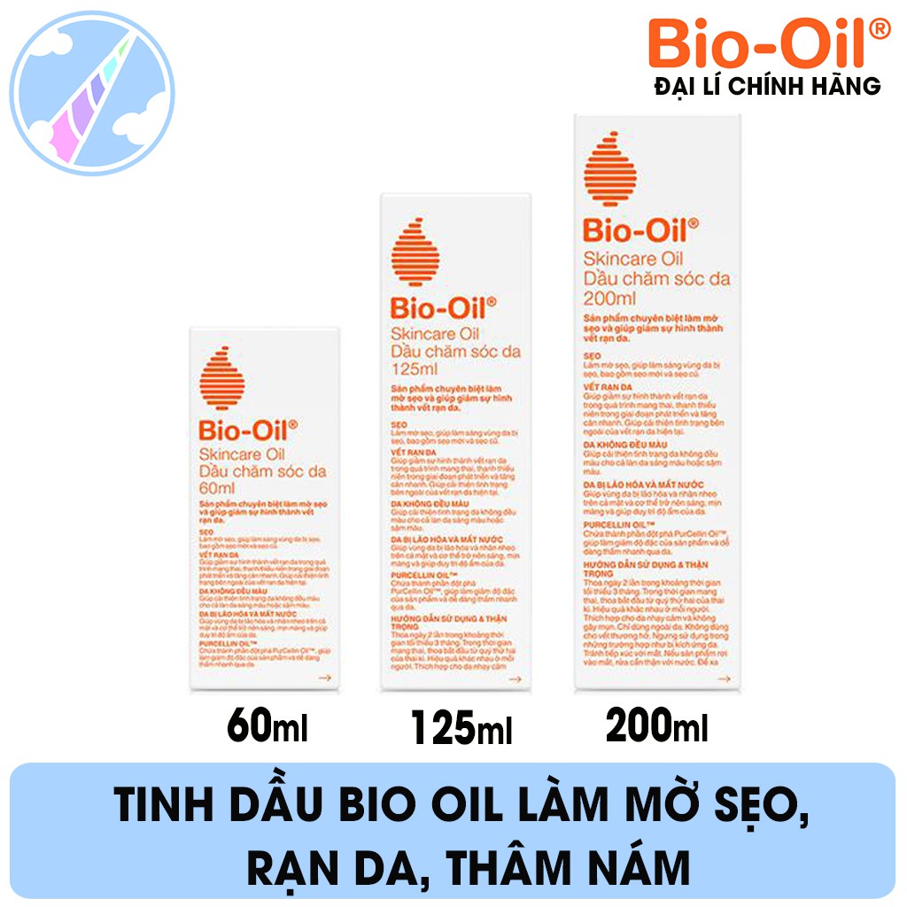 Tinh Dầu Bio Oil Làm Mờ Sẹo, Rạn Da, Thâm Nám