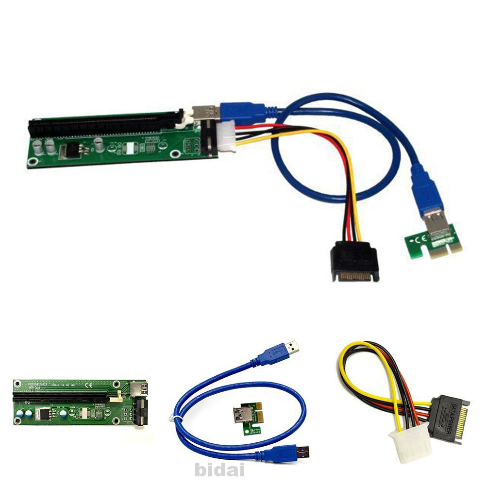 Computer USB Efficient Connect 60cm PCI-e 1X To 16X Graphics Extension Cable