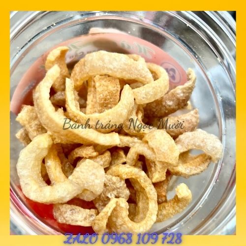 Da heo ăn vặt chiên giòn rụm nhà làm  - túi zip