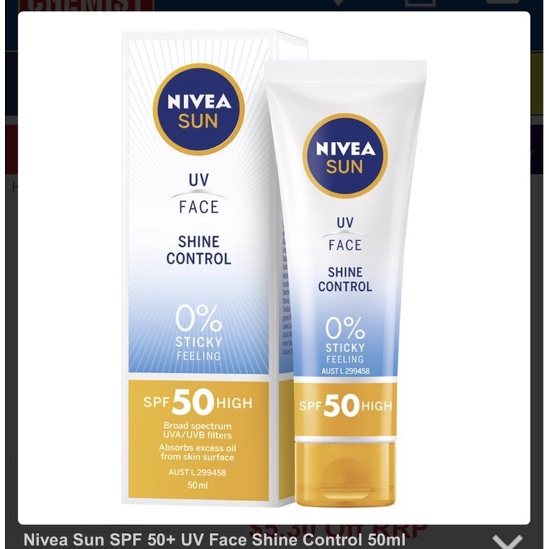 kem chống nắng nivea sun