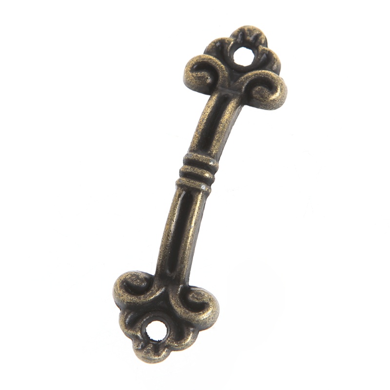 Set 10 Tay Nắm Ngăn Kéo Tủ Bằng Đồng Phong Cách Retro