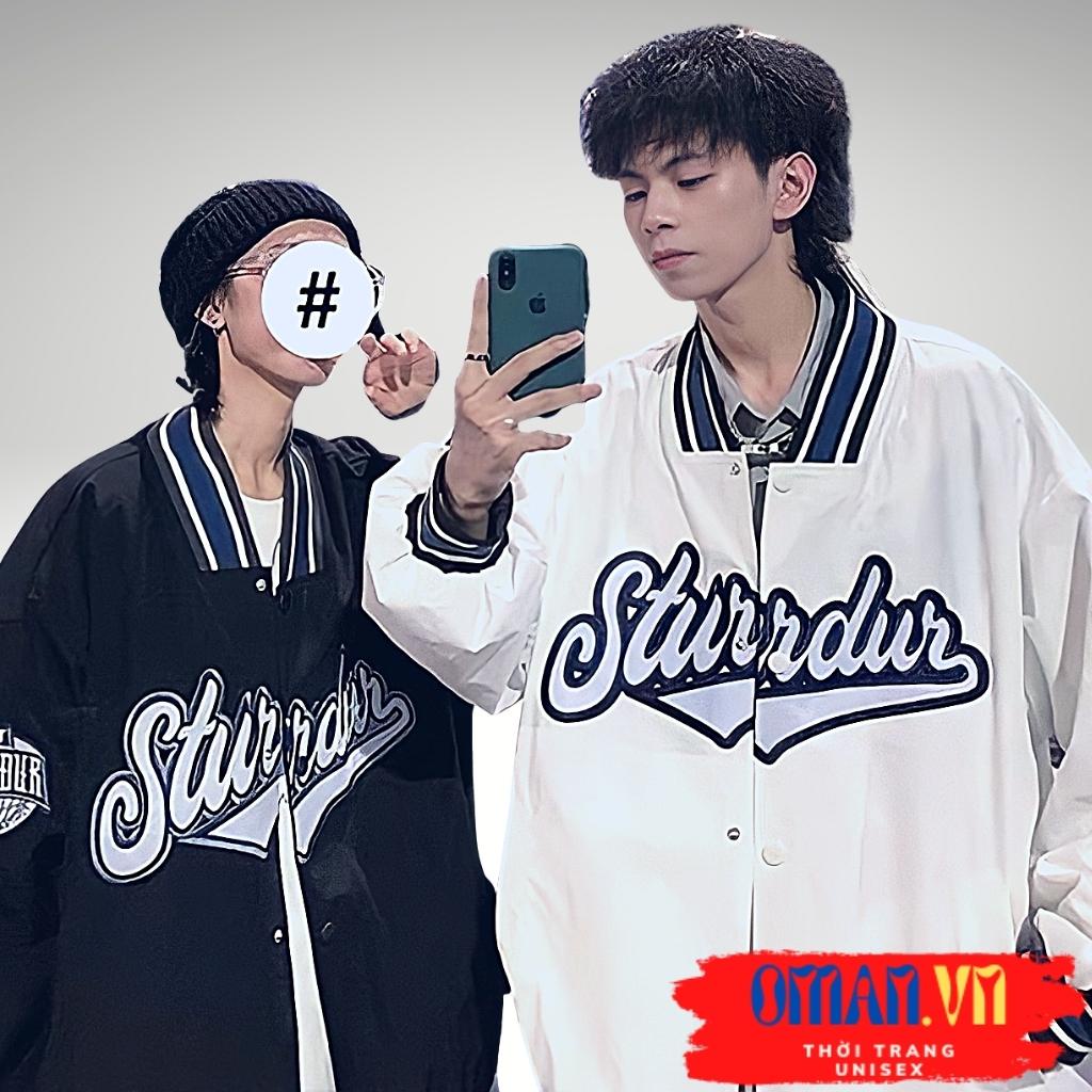 Áo khoác bomber dù STUR.DUR nam nữ form rộng Unisex 2 lớp Siêu Hot ulzzang Jacket Bomber Oman