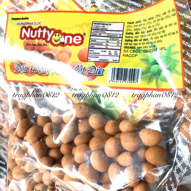 Đậu phộng da cá cốt dừa Nutty One (gói 90g)