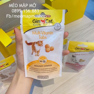 Gimcat multi vitamin tabs viên dinh dưỡng tổng hợp cho mèo lớn ( trên 6 tháng )
