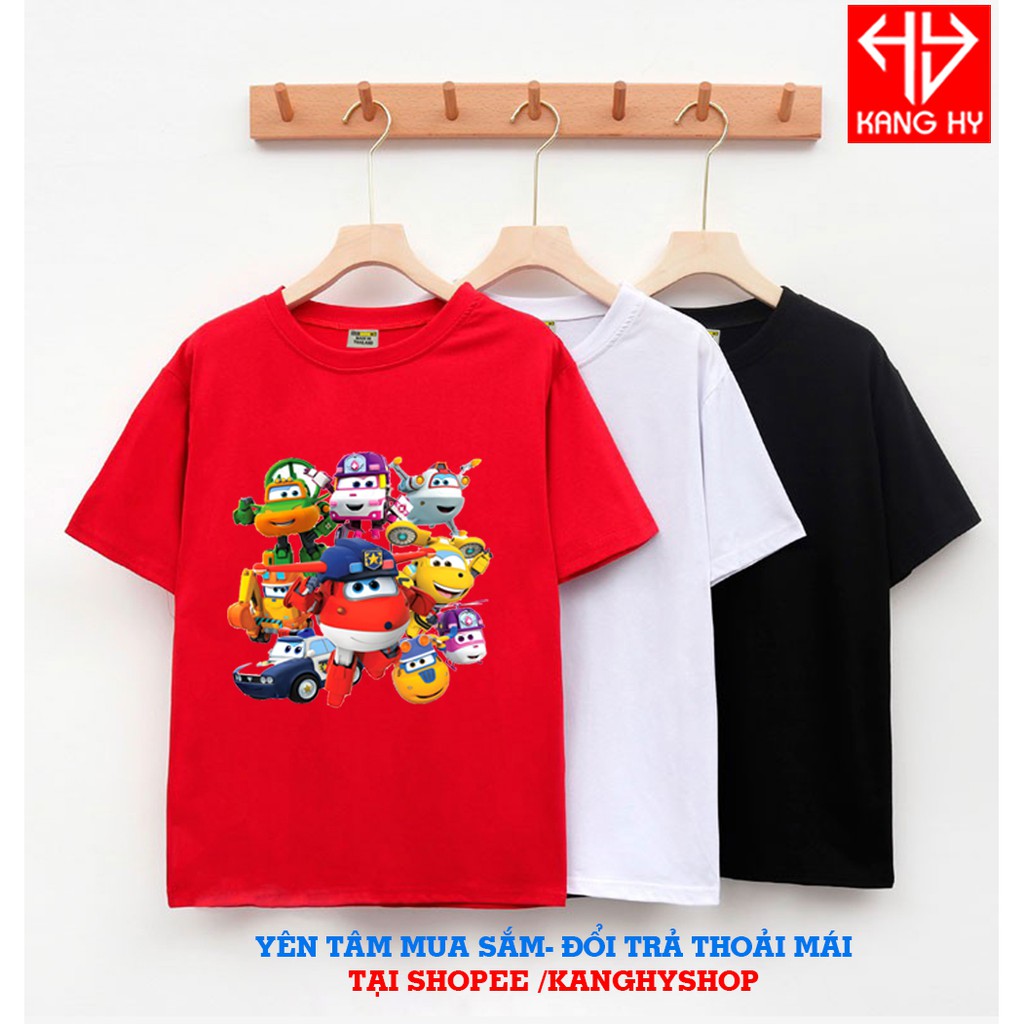 (SALE) Áo thun cộc tay in hình Đội Bay Siêu Đẳng Super Wings-Trẻ Em đẹp mẫu mới HOT