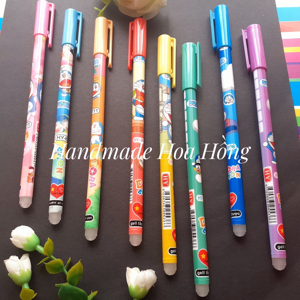 1 cây VIẾT bi xóa được, có 3 màu: TÍM, ĐEN, XANH DƯƠNG - Thích hợp cho học sinh cấp 1
