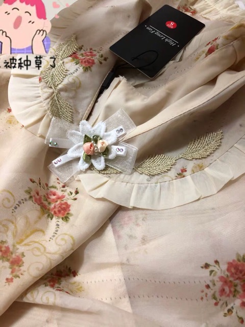 [SẴN SIZE L] VÁY VINTAGE HOA NHÍ (KÈM ẢNH THẬT) | BigBuy360 - bigbuy360.vn