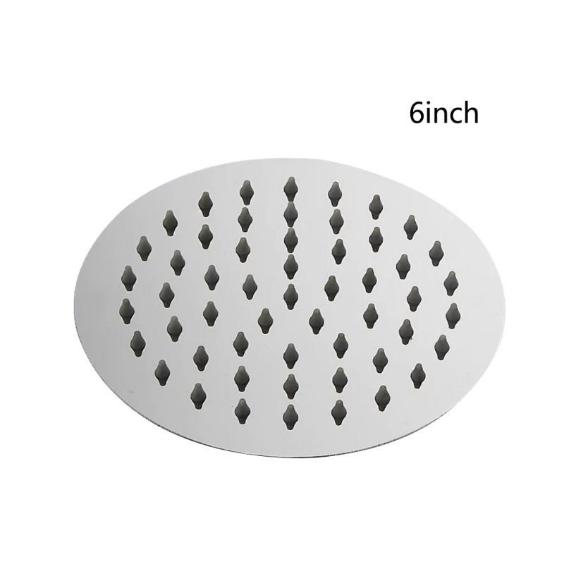 Đầu Vòi Hoa Sen Áp Suất Cao / Vuông / Tròn Bằng Thép Không Gỉ Cho Phòng Tắm