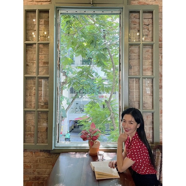 Jode áo cổ hai ve cộc tay vintage