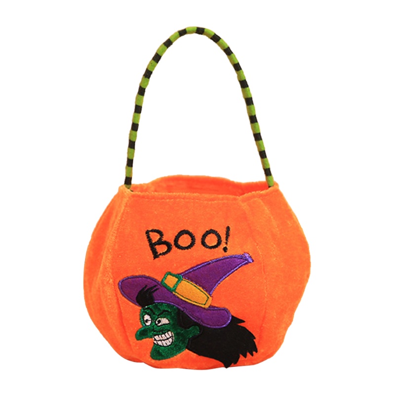 Túi Nhung Đựng Kẹo Halloween Cho Bé
