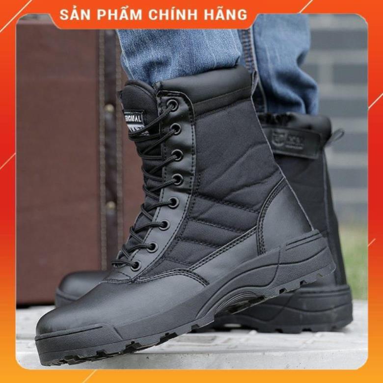 Giày Đặc Nhiệm SWAT Cao Cổ - Giầy Boot Phượt, Leo Núi -PL9
