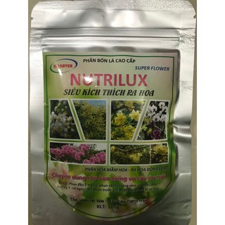 Phân bón lá cao cấp NUTRILUX Siêu kích thích ra hoa gói 100g