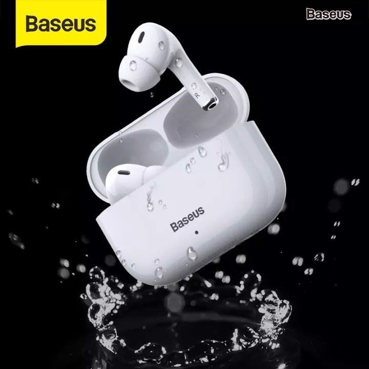 Tai nghe Bluetooth TWS Baseus W3 Stereo W5.0 Chống ồn vật lý, chống thấm, kháng nước iPX5 - Hãng phân phối
