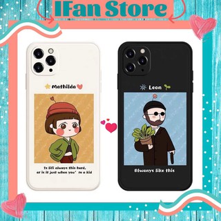 Ốp Lưng iPhone Ốp Đôi iPhone Viền Cạnh Vuông  Mathilda và Leon 6/6s/6plus/6splus/7plus/8plus/x/xs/xs max/11/11 promax
